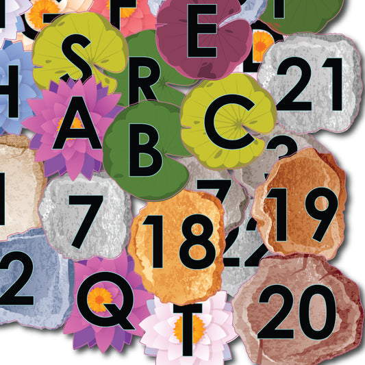Zen Path letters and numbers floor activity